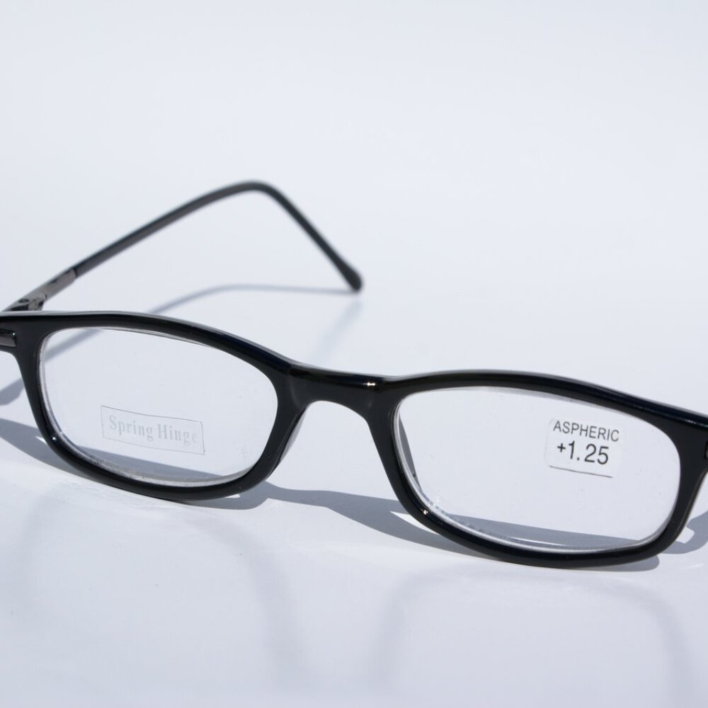 NWT True Vintage 90's Small Rectangle Half Frame Reading Glasses +1.25 - 3.00
